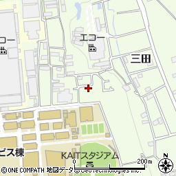 神奈川県厚木市三田169周辺の地図