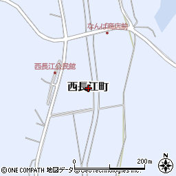 島根県松江市西長江町周辺の地図