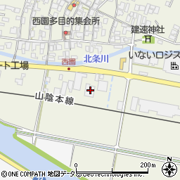 鳥取県東伯郡北栄町西園488周辺の地図