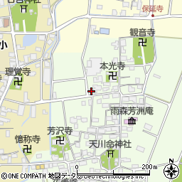 滋賀県長浜市高月町雨森1651周辺の地図