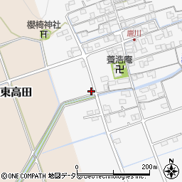 滋賀県長浜市高月町唐川1196周辺の地図