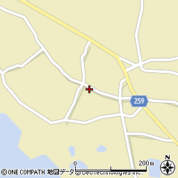島根県松江市八束町波入198周辺の地図