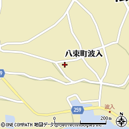 島根県松江市八束町波入383-2周辺の地図