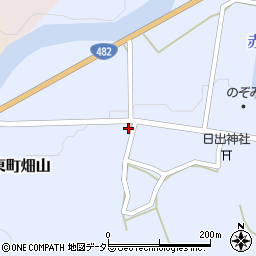 兵庫県豊岡市但東町畑山397周辺の地図