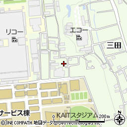 神奈川県厚木市三田170周辺の地図