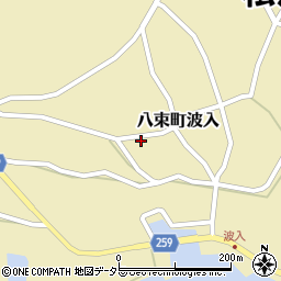 島根県松江市八束町波入453周辺の地図