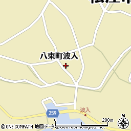 島根県松江市八束町波入495周辺の地図