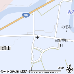 兵庫県豊岡市但東町畑山309周辺の地図