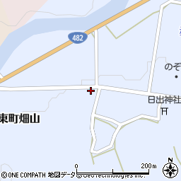 兵庫県豊岡市但東町畑山394周辺の地図