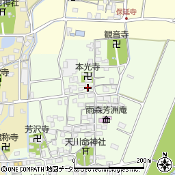 滋賀県長浜市高月町雨森1645周辺の地図