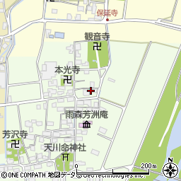 滋賀県長浜市高月町雨森1148周辺の地図