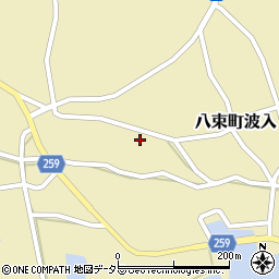 島根県松江市八束町波入370周辺の地図