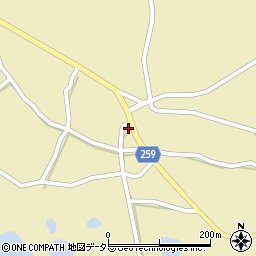 島根県松江市八束町波入302周辺の地図