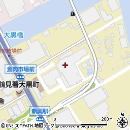 横浜市経済局　中央卸売市場・食肉市場周辺の地図