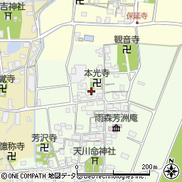 滋賀県長浜市高月町雨森1647周辺の地図