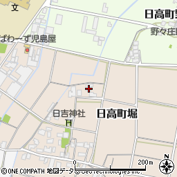 兵庫県豊岡市日高町堀493周辺の地図