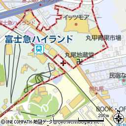 富士急ハイランド本社周辺の地図