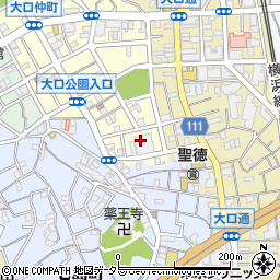 クリエイトＳＤ横浜大口仲町店周辺の地図