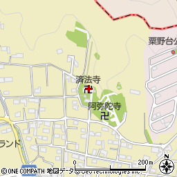 済法寺周辺の地図