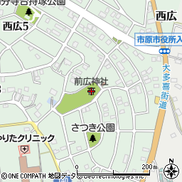前広神社周辺の地図