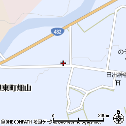 兵庫県豊岡市但東町畑山391-1周辺の地図