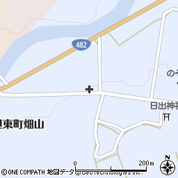 兵庫県豊岡市但東町畑山391周辺の地図