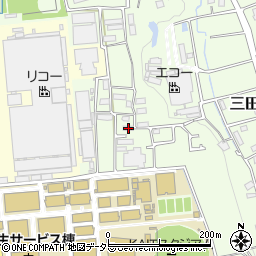 神奈川県厚木市三田164周辺の地図