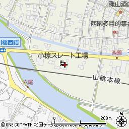 鳥取県東伯郡北栄町西園509周辺の地図