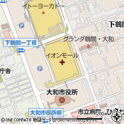 ジーユーイオンモール大和店周辺の地図