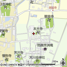 滋賀県長浜市高月町雨森1657周辺の地図