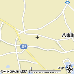 島根県松江市八束町波入354周辺の地図