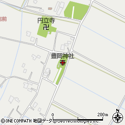 豊岡神社周辺の地図