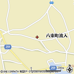 島根県松江市八束町波入374周辺の地図