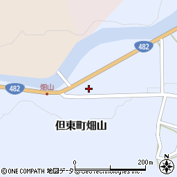 兵庫県豊岡市但東町畑山476周辺の地図