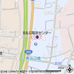 北栄町北条Ｂ＆Ｇ海洋センター周辺の地図