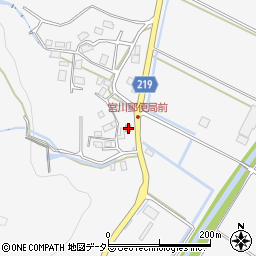 宮川郵便局周辺の地図