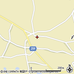 島根県松江市八束町波入318周辺の地図