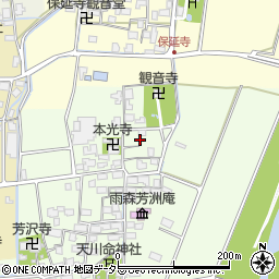 滋賀県長浜市高月町雨森1139周辺の地図