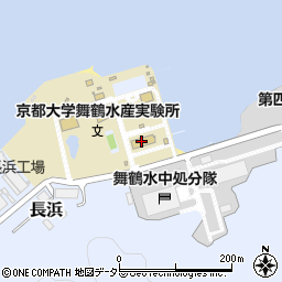 京都大学フィールド科学教育研究センター舞鶴水産実験所水産生物標本館周辺の地図