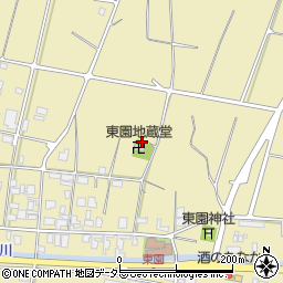 鳥取県東伯郡北栄町東園周辺の地図