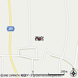 鳥取県琴浦町（東伯郡）西宮周辺の地図