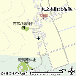 滋賀県長浜市木之本町北布施189周辺の地図