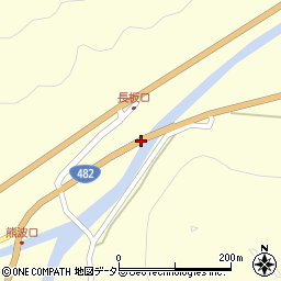 長板友木橋周辺の地図