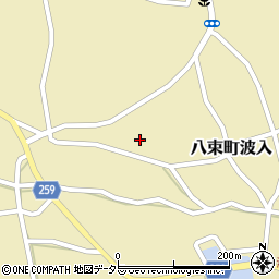 島根県松江市八束町波入1283周辺の地図