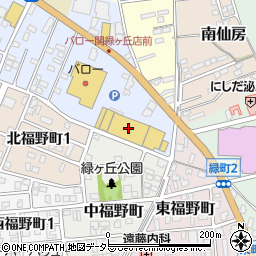 ホームセンターバロー関緑ヶ丘店周辺の地図