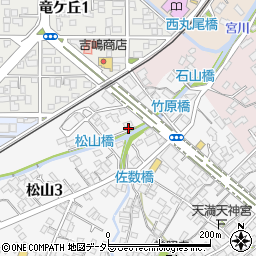 新竹原橋周辺の地図
