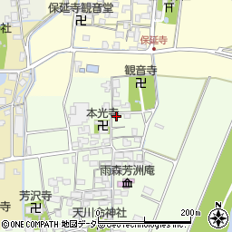 滋賀県長浜市高月町雨森1149周辺の地図