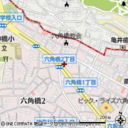 横浜鋲螺株式会社本社周辺の地図