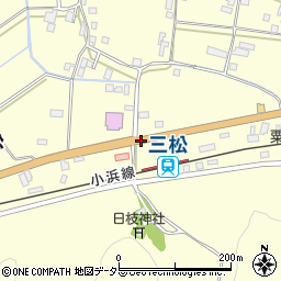 三松駅口周辺の地図