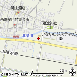 鳥取県東伯郡北栄町西園496周辺の地図